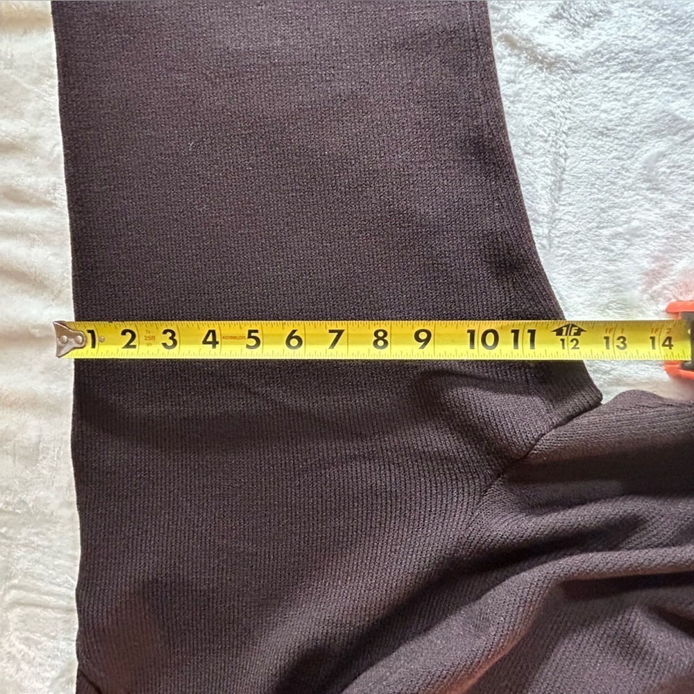 St. John Sport Essentials Marie Grey Classic Brown Trousers Elastic Waist Size M - Picture 11 of 13